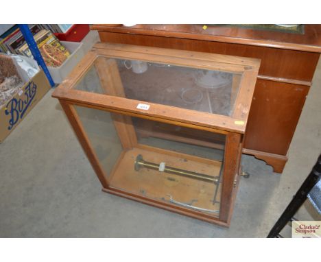 A large set of laboratory scales 