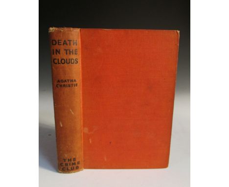 CHRISTIE (Agatha) Death in the Clouds, first edition. London: Collins 1935, 8vo, inscribed by the author 'with love from Agat