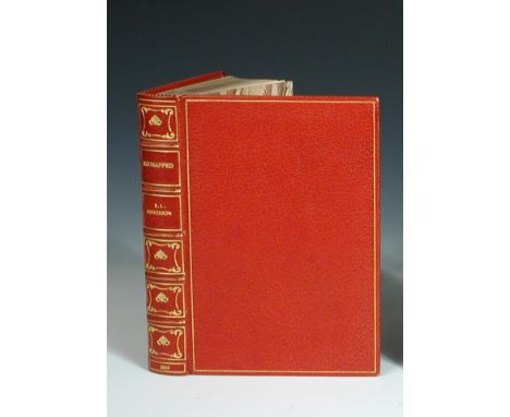 STEVENSON (R L) Kidnapped, first edition 1887, 8vo, folding map frontispiece, light sporadic foxing, 17pp. catalogue at end d