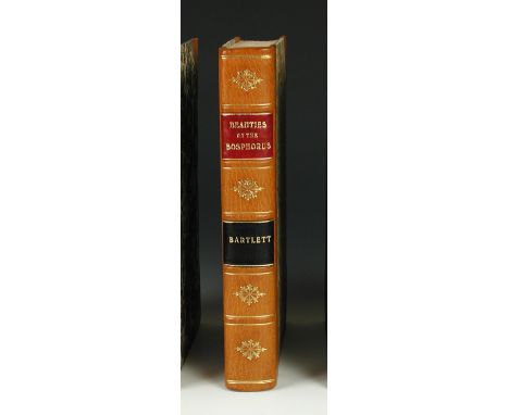 PARDOE (J) The Beauties of the Bosphorus, illustrated by William Bartlett, London: G. Virtue no date, small 4to, hand coloure