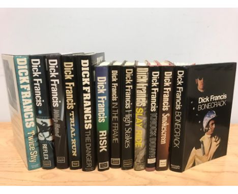 FRANCIS (DICK) Collection of 30 first editions in dust wrappers and all inscribed by the author, a near complete run from Bon