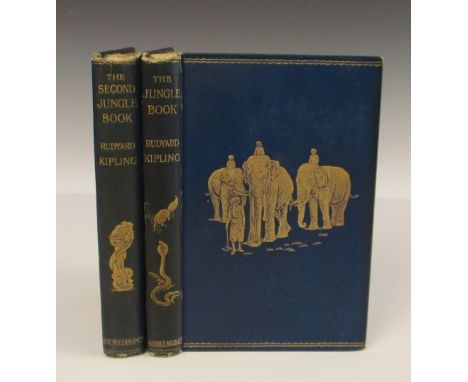 KIPLING (R) The Jungle Book, first edition London 1894, 8vo, contemporary ownership name to first blank, slight foxing, origi