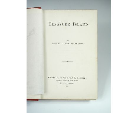 YSTEVENSON (Robert Louis) Treasure Island, first edition Cassell & Co Ltd 1883, 8vo, an early issue, frontispiece treasure ma