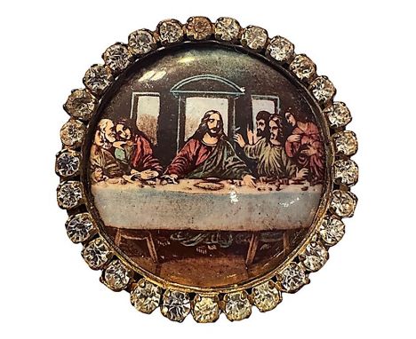 1 Large 20th century enamel pictorial with a scarce paste border. The Motiwala Brothers of India were entrepreneurs in the 19