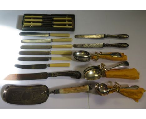A Selection of Electroplated Silver Flatware 