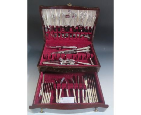 A Part Canteen of Canadian Sterling Silver Handled Cutlery by Jefferies &amp; Co. 
