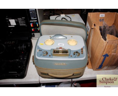 A Grundig reel-to-reel tape recorder