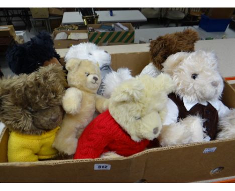 Group of assorted modern teddy bears to include Giorgio Beverly Hills collectors bears (1997, 1998, 2000, 2003) and twentieth