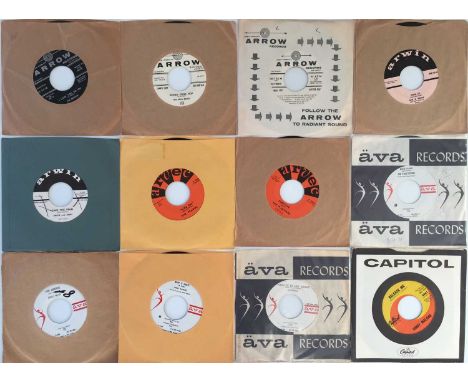 MIXED GENRE - ROCKABILLY / SOUL / DOO WOP / BLUES - 7" PACK. A pack of around 30 x 7" on labels such as Arrow Records (x 3), 