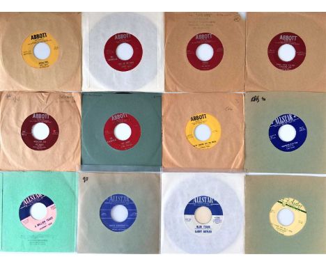 MIXED GENRE - ROCKABILLY / SOUL / RNB / DOO WOP - 7" PACK. A selection of around 30 x 7" assorted by label - Abbott Records (