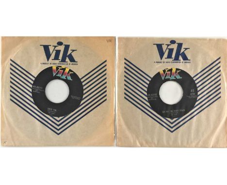 JOE CLAY - VIK RECORDS 7" RARITIES. Cracking pack of 2 x hot 45s from the Gretna, Louisiana rocker! Titles are Get On The Rig