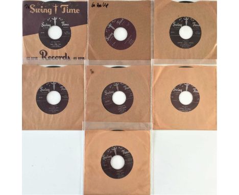 SWING TIME RECORDS - 7" PACK (BLUES/ R&amp;B/ DOO WOP). A superb selection of 7 7" rarities on California label Swing Time re