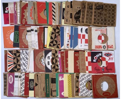 ORIGINAL US 7" COMPANY SLEEVES (MIXED LABELS). Wicked collection of around 300 x original US 7" company sleeves ideal for mat