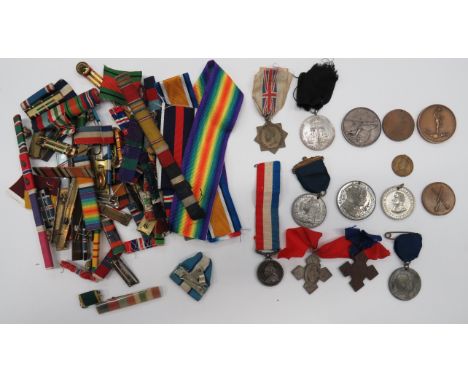 Selection of Various Medals and Medallions including Victoria 1837-1897 Army Temperance Association medal ... 2 x Army Temper