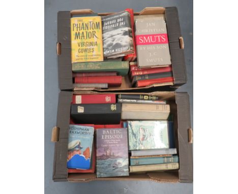 Quantity of Vintage Military Books including The Desert Rats published 1954 ... Special Operations published 1955 ... Wartime
