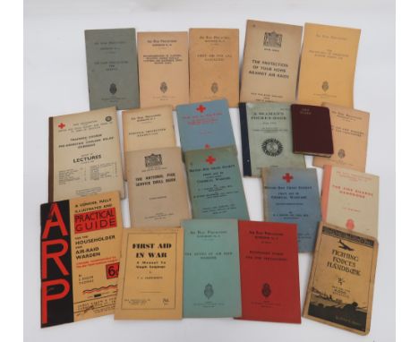 Selection of Various WW2 and ARP Booklets including ARP diary 1942 ... Fighting Forces Handbook ... Duties of Air Raid Warden