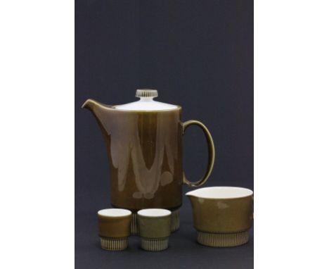 Poole tableware (80 pieces) comprising 46 pieces 'compact' (including 2 coffee pots) in various colour combinations and 34 pi