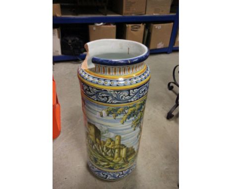 Faience Style Ceramic Stickstand (a/f)