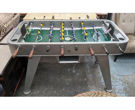 RS BARCELONA RS2 FOOTBALL TABLE, by Rafael Rodriguez, 145cm W x 150cm L x 91cm H, with players in the Brazil and Italy footba