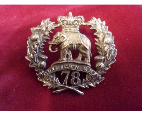 78th Rosshire Buffs Regiment of Foot (Became 2nd Battalion Seaforth Highlanders Glengarry and pre-Territorial era 1874-1881 B