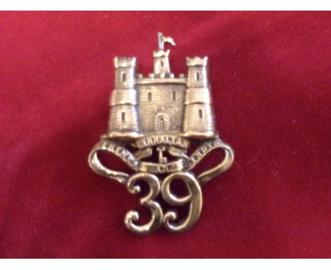 39th Dorsetshire Regiment of Foot (Later 1st Battalion Dorsetshire Regt) Glengarry badge of the Pre-Territorial era 1874-1881