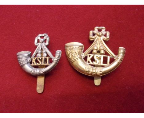 King's Own (Yorkshire Light Infantry) WWI Other Ranks Cap Badge (Brass), slider. K&amp;K: 671-King's Own (Yorkshire Light Inf