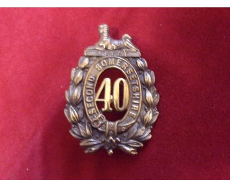 40th Second Somerset Regiment of Foot (1st Battalion Prince of Wales's Vol's - South Lancashire) Glengarry badge of the Pre-T