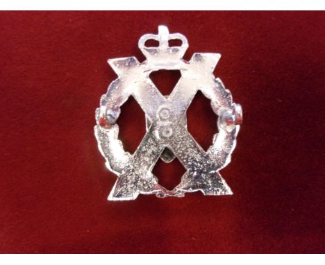 The Alexandra, Princess of Wales's Own Yorkshire Yeomanry (Hussars) WWI Cap Badge (Gilding-metal). K&amp;K: 1409