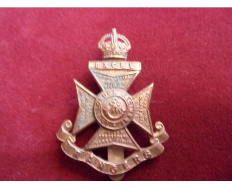 12th County of London Battalion (The Rangers) WWII Other Ranks Cap Badge (Brass), slider, an excellent variant. K&amp;K: 2415
