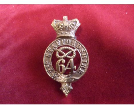 64th 2nd Staffordshire Regiment of Foot (Became 1st Battalion Prince of Wales's North Staffordshire Regt) Glengarry and pre-T