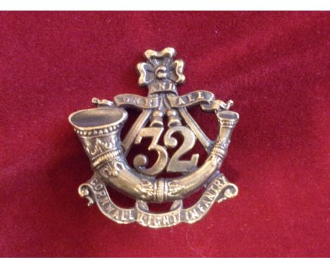 32nd Cornwall Light Infantry (Became 1st Battalion Duke of Cornwall's Light Infantry), Glengarry badge of the Pre-Territorial