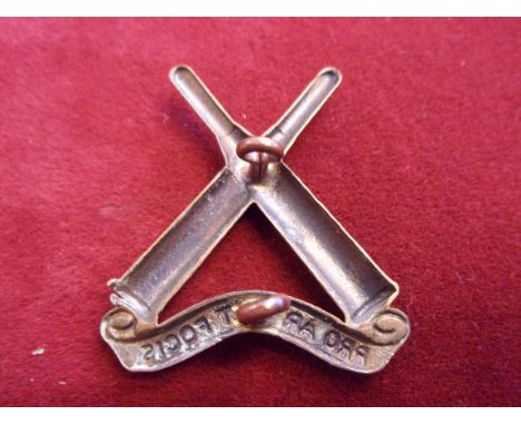 Exeter Volunteer Regiment WWI Other Ranks Cap Badge (Brass), two lugs. K&amp;K: 1611