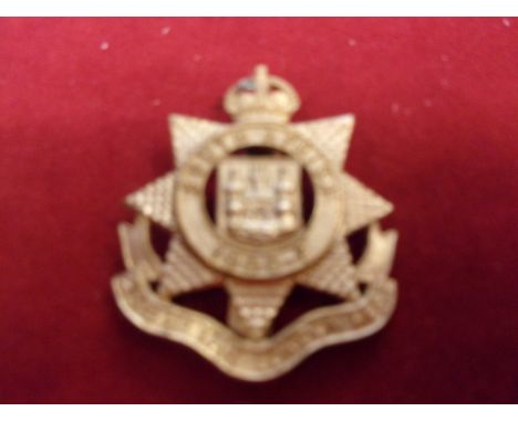 23rd London Regiment War Economy Cap Badge (Gilding-metal), slider. Rare. K&amp;K: 1855