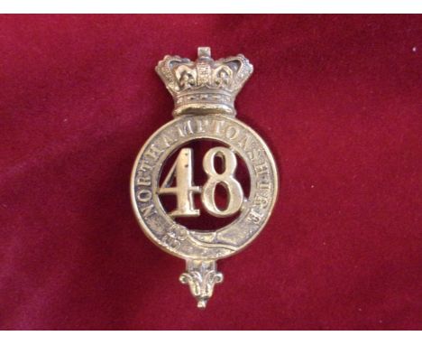 48th Northamptonshire Regiment of Foot (Became 1st Battalion Northamptonshire Regt) Glengarry badge of the Pre-Territorial er