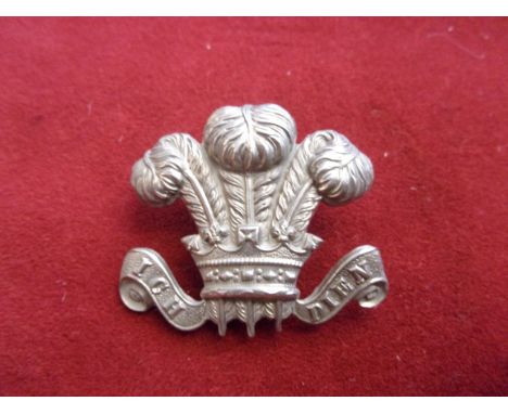 15th County of London Battalion (Prince of Wales's Own Civil Service Rifles) Cap Badge (White-metal), two lugs. K&amp;K: 1844