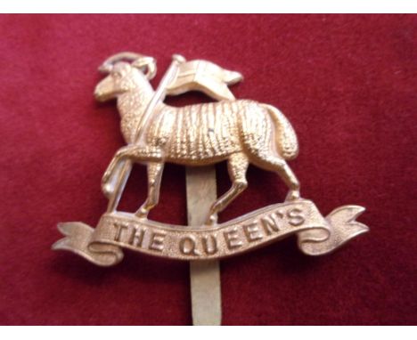 22nd and 24th London Regiment (The Queen's) WWI Officers (Gold-gilt), slider. K&amp;K: 1854