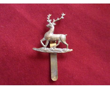 Hertfordshire and Bedfordshire Yeomanry Officer cap badge (Brass), two lugs. K&amp;K: 2324