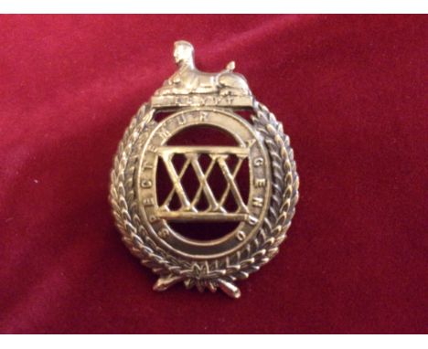 30th Cambridgeshire Regiment of Foot (became 1st Battalion East Lancashire Regt),Glengarry badge of the Pre-Territorial era 1