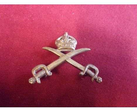 Army Physical Training Staff Forage Cap Badge (Gilding-metal), two lugs, 1902-. K&amp;K: 1060