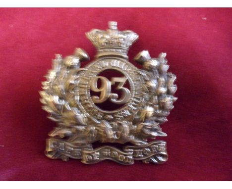 93rd Sutherland Highlanders Regiment of Foot (Became 2nd Battalion Princess Louise's Argyll &amp; Sutherland Highlanders) Gle