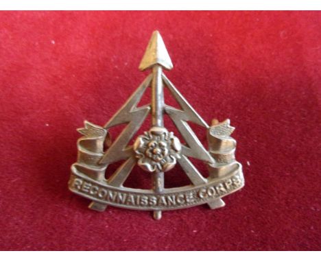 Royal Hospital, Chelsea WWII Nurses Cap Badge (Gilding-metal), slider and made J.R. Gaunt, this pattern sealed 7th December 1