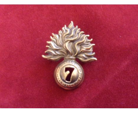 7th Fusilier Regiment of Foot (Royal Fusiliers - City of London Regiment) Glengarry badge of the Pre-Territorial era 1874-188