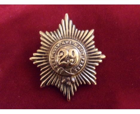 29th Worcestershire Regiment of Foot (Became 1st Battalion Worcestershire Regt) Glengarry badge of the Pre-Territorial era 18