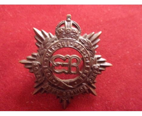 14th County of London Battalion (London Scottish) WWI Other Ranks Glengarry Badge (White-metal), brooch fitting. K&amp;K: 184