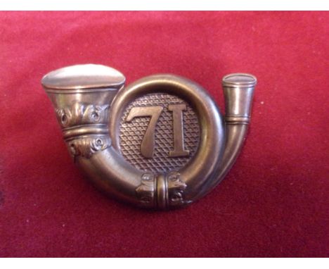 71st Highland Regiment of Foot (Became 1st Battalion Highland Light Infantry) Glengarry and pre-Territorial era 1874-1881 Bad