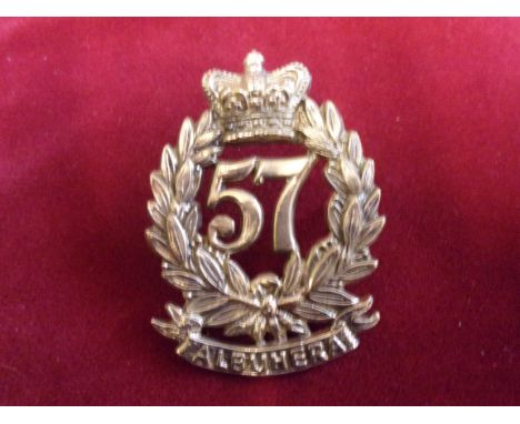 57th West Middlesex Regiment of Foot (Became 1st Battalion Duke of Cambridge's Own (Middlesex) Regt) Glengarry and pre-Territ