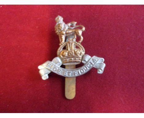 Royal Army Pay Corps WWII Beret Badge (Bi-metal), slider, design issued in 1953 and made by Gladman &amp; Norman, Spencer St,