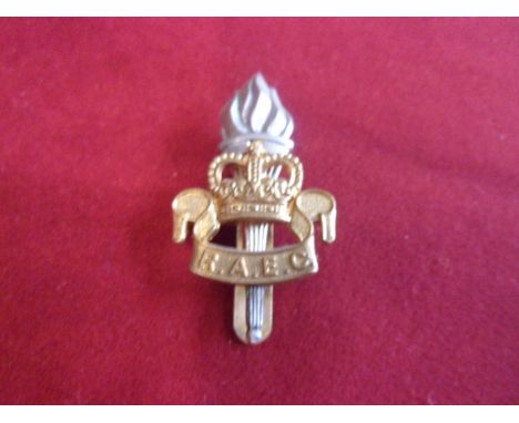 Army Educational Corps EIIR Cap Badge (Bi-metal), slider, design sealed 28th February 1951. K&amp;K: 2146