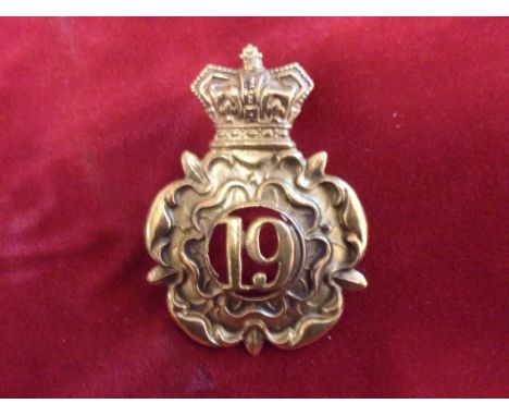 19th (First Yorkshire) Regiment of Foot (Alexandra's Princess of Wales's Own Yorkshire Regt) Glengarry badge of the Pre-Terri