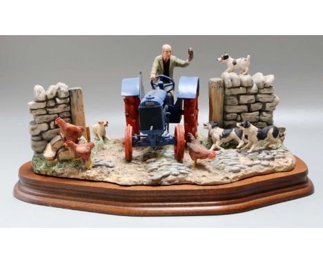 Border Fine Arts 'New Technology Arrives Today' (Fordson tractor), James Herriot model No. JH46, by Ray Ayres, limited editio